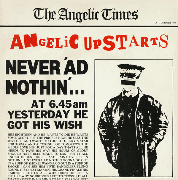 Angelic Upstarts – Never 'Ad Nothin' 7"