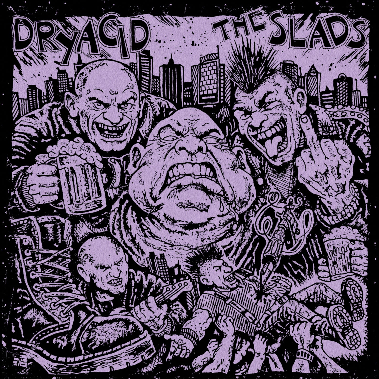DRYACID / THE SLADS-split-7"