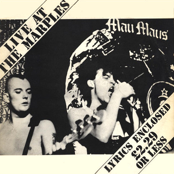 Mau Maus – Live At The Marples LP