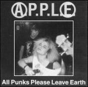A.P.P.L.E. ‎– All Punks Please Leave Earth-LP