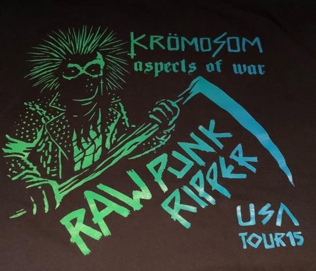 Kromosom Aspects of War 2015 tour long sleeve shirt