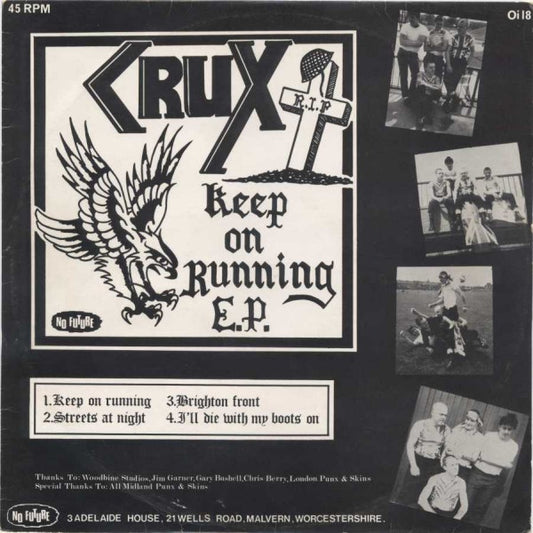 Crux / Crash – Keep On Running E.P. / Fight For Your Life-12"