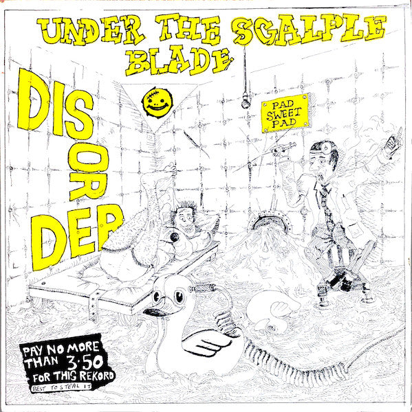 Disorder  – Under The Scalple Blade LP