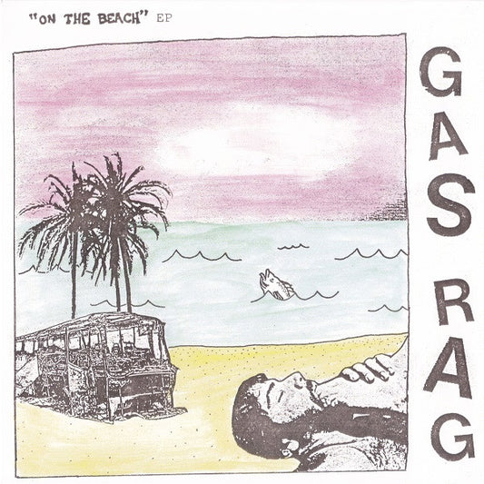 Gas Rag ‎– On The Beach EP-7"