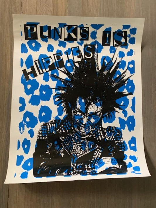 Punks is Hippies-Poster