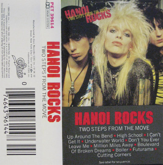 Hanoi Rocks ‎– Two Steps From The Move-Tape