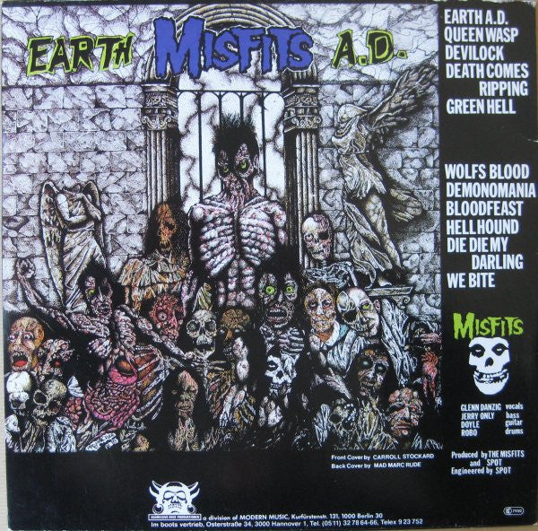 Misfits ‎– Earth A.D. / Wolfsblood-LP