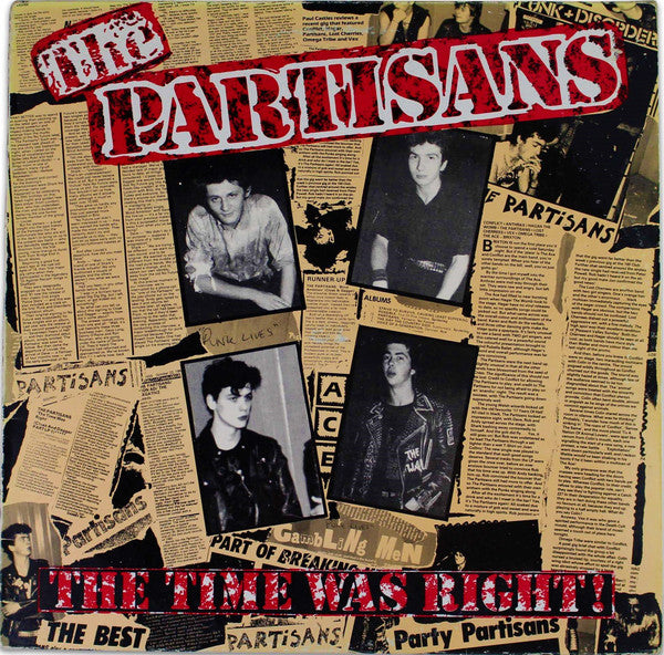 The Partisans ‎– The Time Was Right! LP