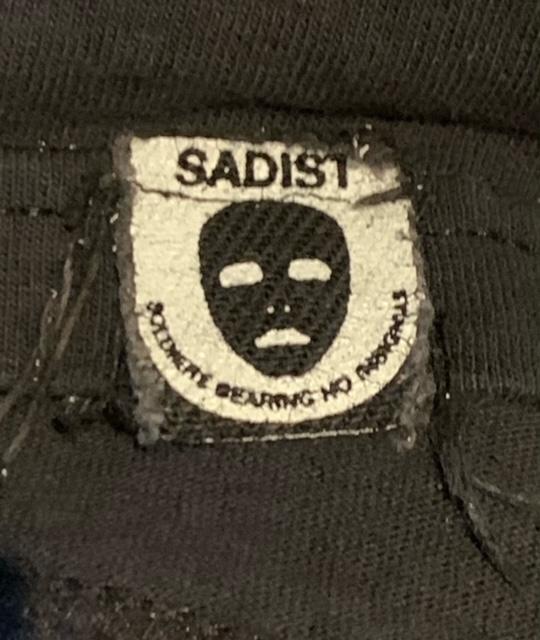 Sadist bleached shirt