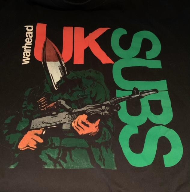 UK Subs warhead shirt